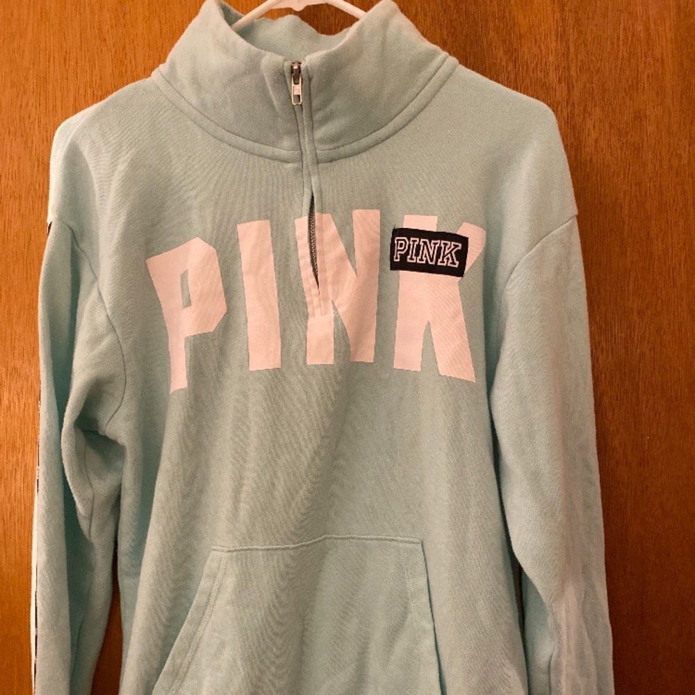 Pink Victoria Secret Quarter Zip Jacket